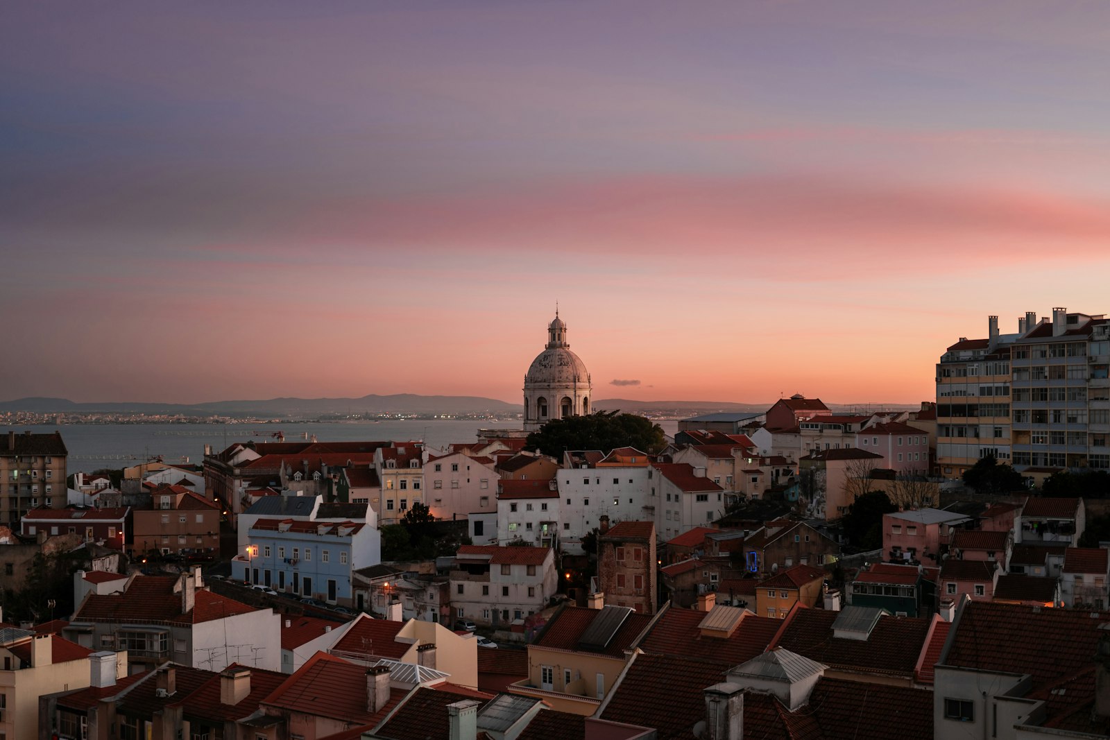 Lisbon at golden hour
